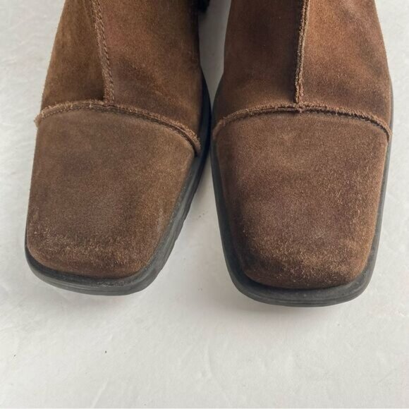 Brown Suede mens Boots Collection by Skechers Size 8.5 M,Made in Italy,Comfort - Picture 9 of 16